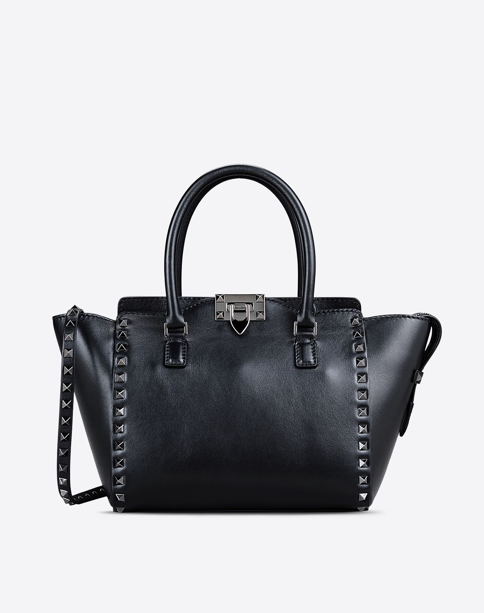 Valentino Garavani Rockstud Small Double Handle Bag, Double Handle Bags for Women - Valentino