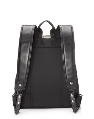 leather flower backpack