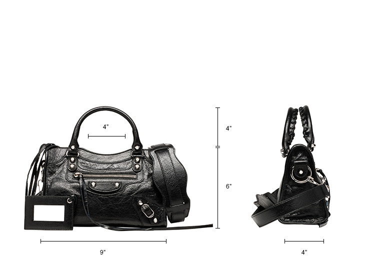 classic silver mini city logo strap