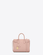 Klassische Nano Sac De Jour Bag aus hellviolettem Leder