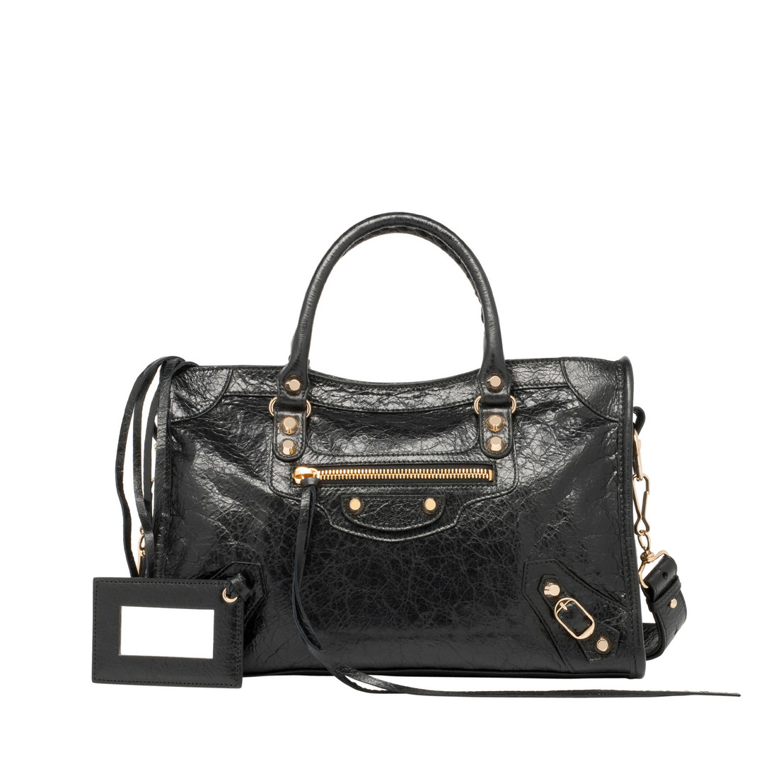 balenciaga classic gold city