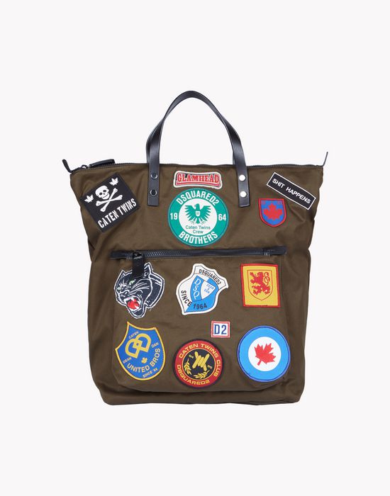 patch hiro tote handbags Man Dsquared2