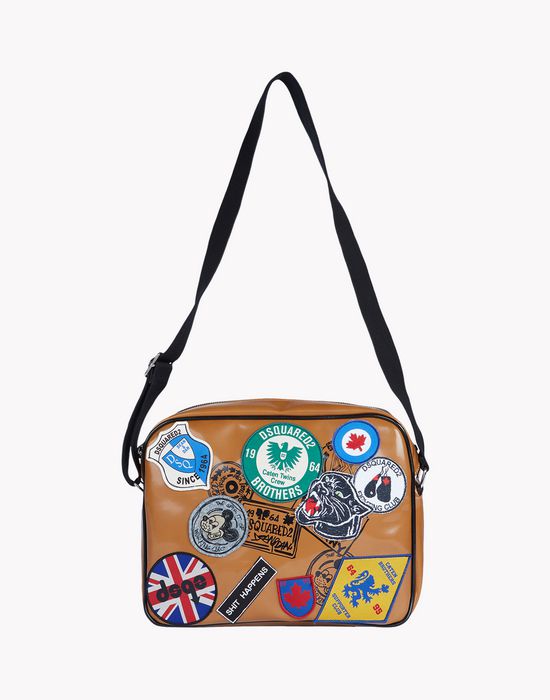 patch postman bag handbags Man Dsquared2