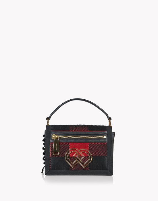 check medium dd shoulder bag handbags Woman Dsquared2