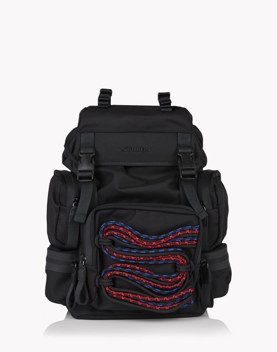 akira techno cord backpack handbags Man Dsquared2