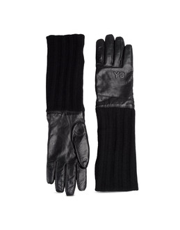 Y-3 - Leather gloves