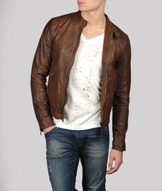 ARMANI JEANS - Leather jacket