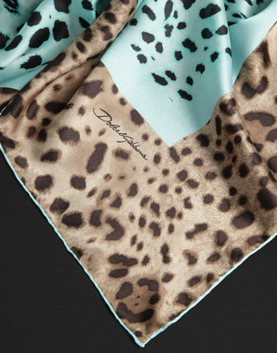 Floral print silk scarf - Foulards - Dolce&Gabbana - Summer 2014 Floral print silk scarf - Foulards - Dolce&Gabbana - Summer 2014
