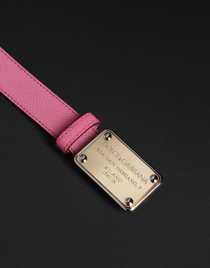 Classic texture leather belt - Belts - Dolce&Gabbana - Summer 2014 Classic texture leather belt - Belts - Dolce&Gabbana - Summer 2014