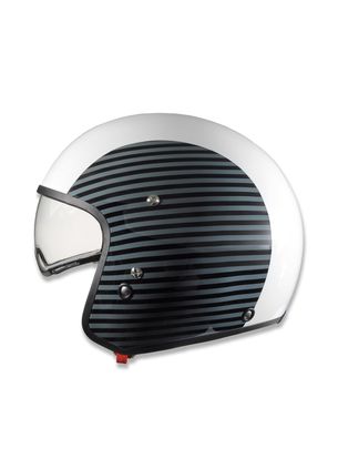 Helmets LIFESTYLE: HI-JACK WHITE/STRIPES