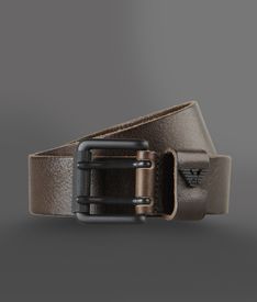EMPORIO ARMANI - Cintura in pelle