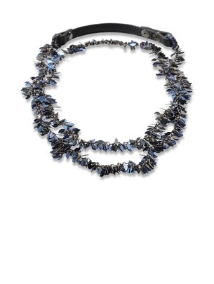 Otros Accesorios DIESEL BLACK GOLD: LEAV_LEATH-NECKLAC-F