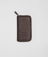Bottega Veneta® Shadow Intrecciato Nappa Zip Around Wallet Bottega Veneta® Shadow Intrecciato Nappa Zip Around Wallet