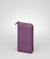 Bottega Veneta® Intrecciato Nappa Zip Around Wallet Bottega Veneta® Intrecciato Nappa Zip Around Wallet