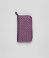 Bottega Veneta® Intrecciato Nappa Zip Around Wallet Bottega Veneta® Intrecciato Nappa Zip Around Wallet