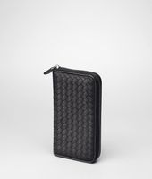 Bottega Veneta® Shadow Intrecciato Nappa Zip Around Wallet Bottega Veneta® Shadow Intrecciato Nappa Zip Around Wallet