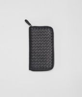 Bottega Veneta® Shadow Intrecciato Nappa Zip Around Wallet Bottega Veneta® Shadow Intrecciato Nappa Zip Around Wallet