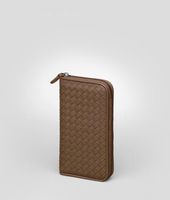Bottega Veneta® Shadow Intrecciato Nappa Zip Around Wallet Bottega Veneta® Shadow Intrecciato Nappa Zip Around Wallet