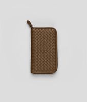 Bottega Veneta® Shadow Intrecciato Nappa Zip Around Wallet Bottega Veneta® Shadow Intrecciato Nappa Zip Around Wallet