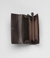 Bottega Veneta® Ebano Intrecciato Nappa Continental Wallet Bottega Veneta® Ebano Intrecciato Nappa Continental Wallet