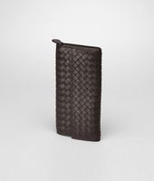 Bottega Veneta® Continental Portemonnaie aus Nappaleder Intrecciato Ebano Bottega Veneta® Continental Portemonnaie aus Nappaleder Intrecciato Ebano