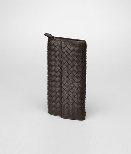 BOTTEGA VENETA - Ebano Intrecciato Nappa Continental Wallet