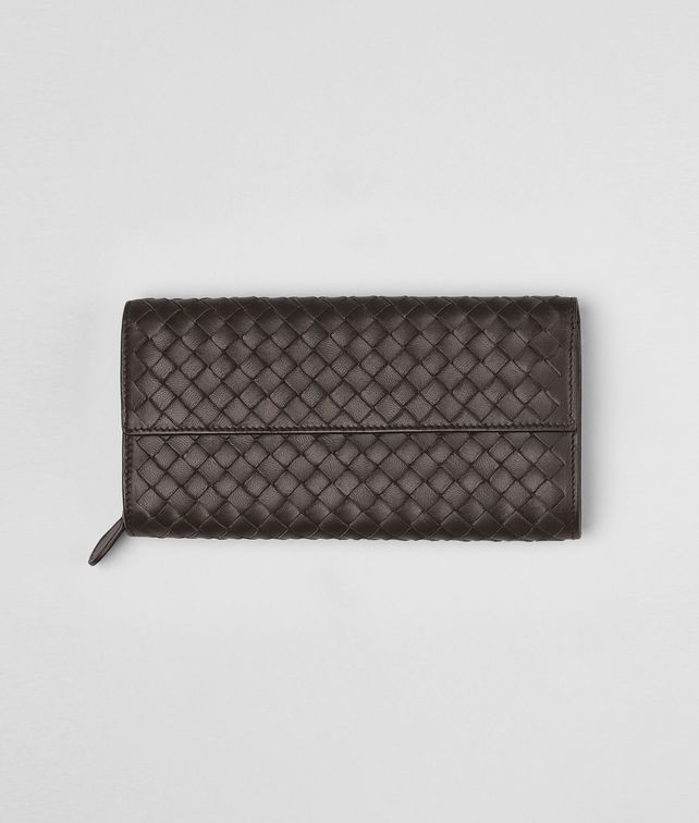 BOTTEGA VENETA Ebano Intrecciato Nappa Continental Wallet Continental Wallet D fp