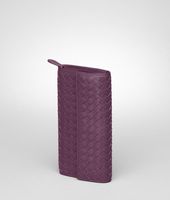 Bottega Veneta® Ebano Intrecciato Nappa Continental Wallet Bottega Veneta® Ebano Intrecciato Nappa Continental Wallet