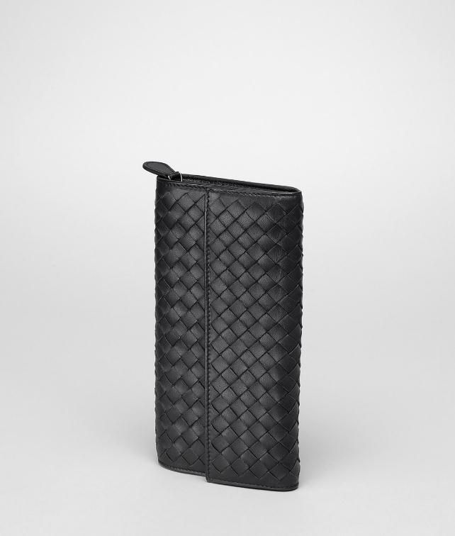 BOTTEGA VENETA Ebano Intrecciato Nappa Continental Wallet Continental Wallet D fp