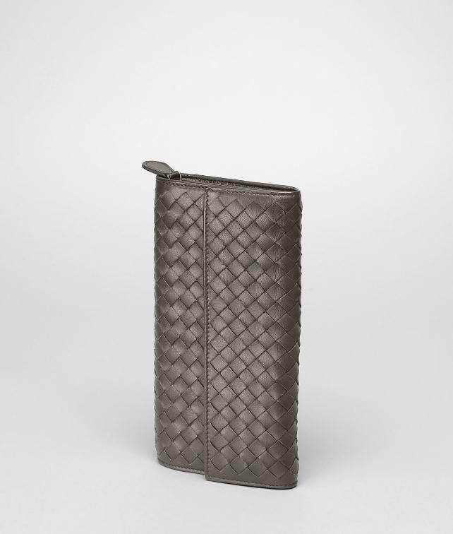 BOTTEGA VENETA Ebano Intrecciato Nappa Continental Wallet Continental Wallet D fp