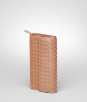 Bottega Veneta® Ebano Intrecciato Nappa Continental Wallet Bottega Veneta® Ebano Intrecciato Nappa Continental Wallet