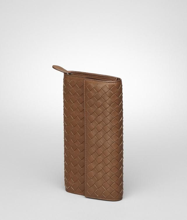 BOTTEGA VENETA Ebano Intrecciato Nappa Continental Wallet Continental Wallet D fp