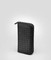 Bottega Veneta® Light Tourmaline Intrecciato VN Zip Around Wallet Bottega Veneta® Light Tourmaline Intrecciato VN Zip Around Wallet