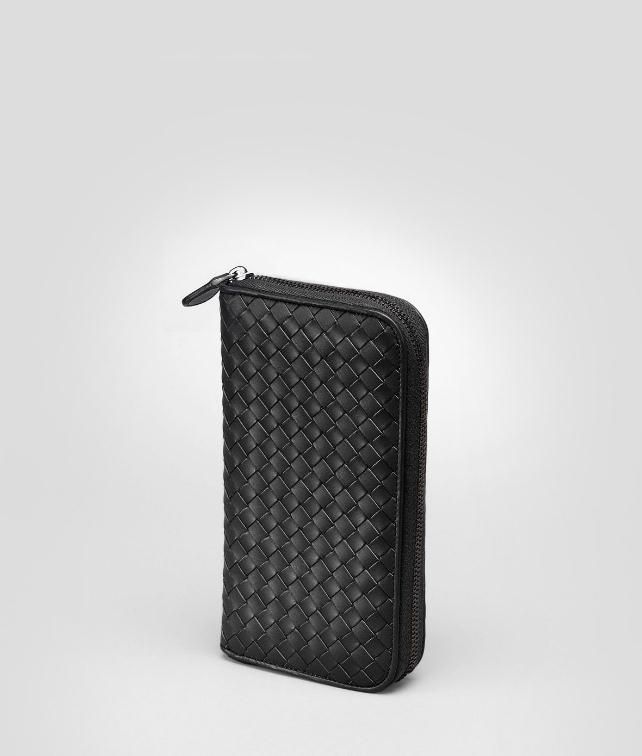 BOTTEGA VENETA ZIP AROUND WALLET IN LIGHT TOURMALINE INTRECCIATO VN Zip Around Wallet U fp