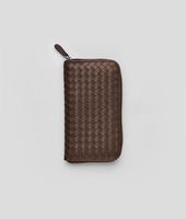 Bottega Veneta® Light Tourmaline Intrecciato VN Zip Around Wallet Bottega Veneta® Light Tourmaline Intrecciato VN Zip Around Wallet