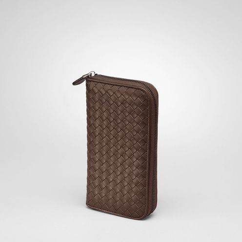 WalletSmall Leather GoodsLeatherBrown Bottega Veneta®