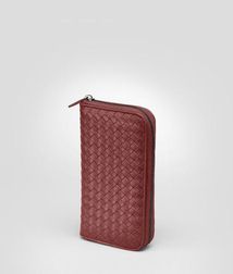 WalletSmall Leather GoodsLeatherRed Bottega Veneta®
