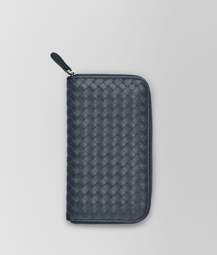 BOTTEGA VENETA - Light Tourmaline Intrecciato VN Zip Around Wallet
