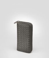 Bottega Veneta® Light Tourmaline Intrecciato VN Zip Around Wallet Bottega Veneta® Light Tourmaline Intrecciato VN Zip Around Wallet