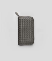 Bottega Veneta® Light Tourmaline Intrecciato VN Zip Around Wallet Bottega Veneta® Light Tourmaline Intrecciato VN Zip Around Wallet