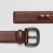 Light Calf Intreccio Scolpito Belt - Belt - BOTTEGA VENETA - PE13 - 390