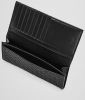Bottega Veneta® Continental Portemonnaie aus Intrecciato VN Nero Bottega Veneta® Continental Portemonnaie aus Intrecciato VN Nero