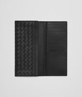 Bottega Veneta® Nero Intrecciato VN Continental Wallet Bottega Veneta® Nero Intrecciato VN Continental Wallet