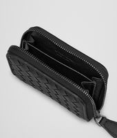 Bottega Veneta® Portemonnaie aus Nappaleder Intrecciato Nero Bottega Veneta® Portemonnaie aus Nappaleder Intrecciato Nero