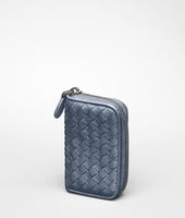 Bottega Veneta® Nero Intrecciato Nappa Coin Purse Bottega Veneta® Nero Intrecciato Nappa Coin Purse