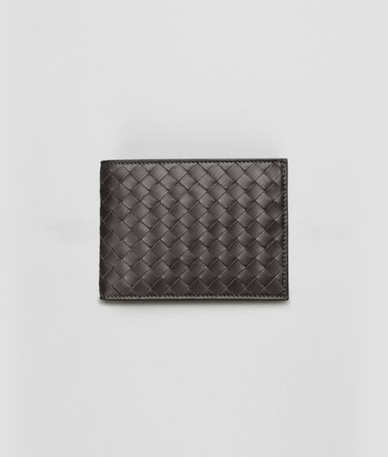BOTTEGA VENETA - Ebano Intrecciato VN Wallet