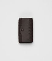 Bottega Veneta® Nero Intrecciato Nappa Key Case Bottega Veneta® Nero Intrecciato Nappa Key Case