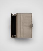 Bottega Veneta® Nero Intrecciato Nappa Continental Wallet Bottega Veneta® Nero Intrecciato Nappa Continental Wallet