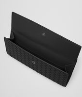 Bottega Veneta® Nero Intrecciato Nappa Continental Wallet Bottega Veneta® Nero Intrecciato Nappa Continental Wallet