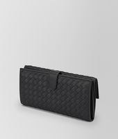 Bottega Veneta® Nero Intrecciato Nappa Continental Wallet Bottega Veneta® Nero Intrecciato Nappa Continental Wallet